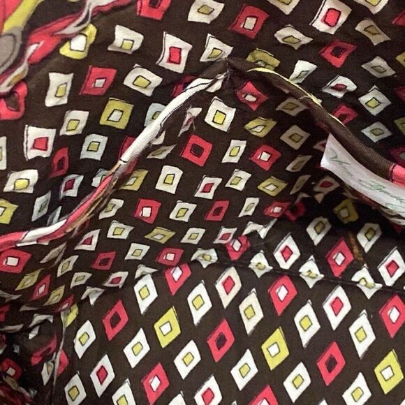 Vera Bradley Puccini Large Floral Toggle Tote Shoulder Shopping Bag Retired - Picture 8 of 12